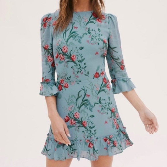 Reformation Dresses & Skirts - Reformation Doutzen Dress in Leona Blue